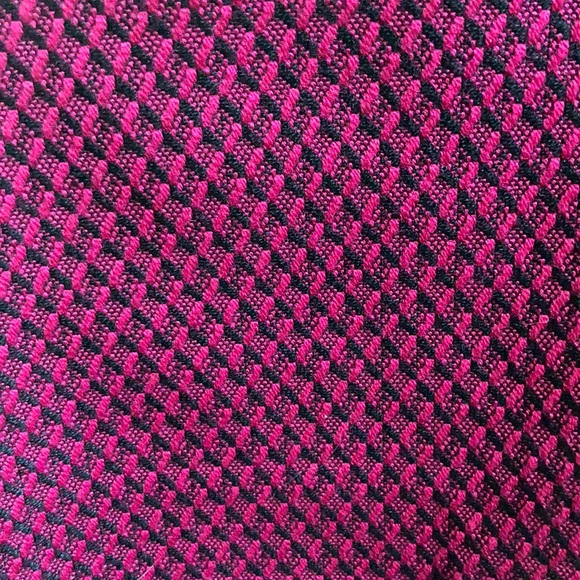 LOFT A-line skirt- magenta & black, lined, 4P. EUC - Picture 4 of 9